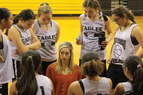 7TH AND 8TH GRADE GIRLS BASKETBALL ACTION CONTINUES