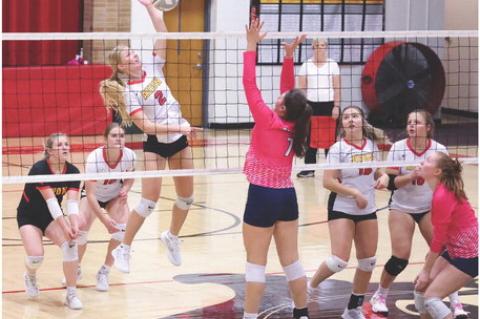 PIRATE VOLLEYBALL DEFEATS GAYVILLE-VOLIN IN FIVE SET THRILLER