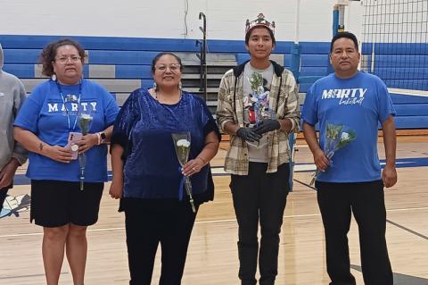 MARTY PARENTS NIGHT HELD AT THE GAME VS SIOUX FALLS LUTHERAN