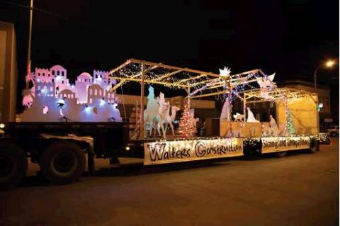 PARADE OF LIGHTS FILLS THE STREETS