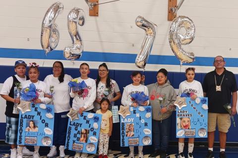 MARTY PARENTS NIGHT HELD AT THE GAME VS SIOUX FALLS LUTHERAN